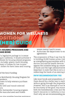 Black Women for Wellness Propositions Voter Guide 2018