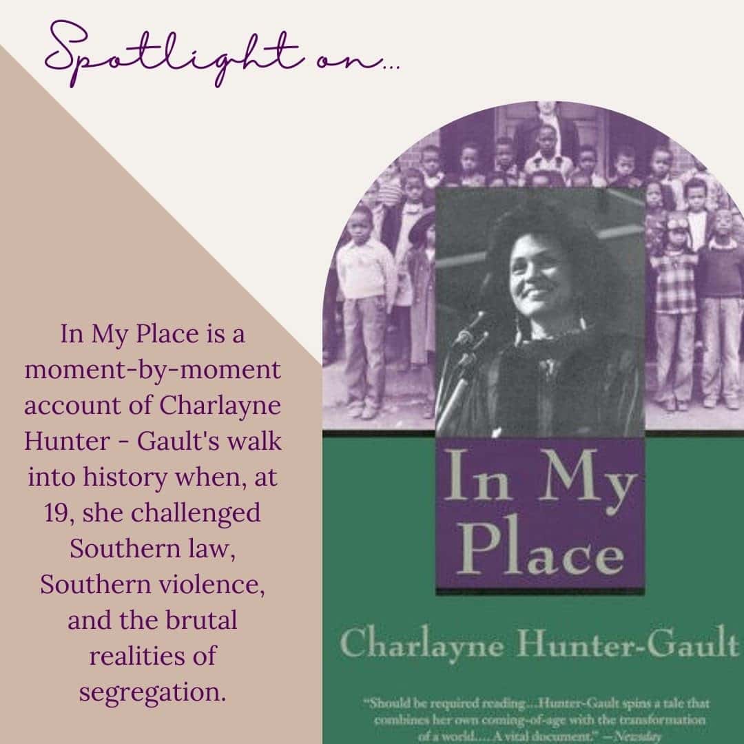 In My Place by Charlayne Hunter Gault