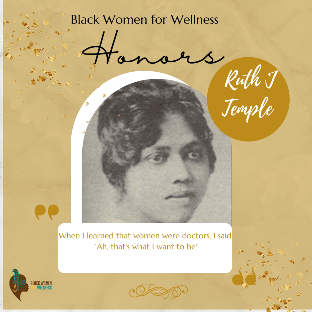 Day 19 Black Women for Wellness Honors Ruth J Templ