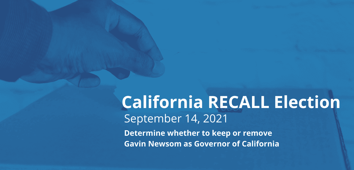 California Recall Election 2021 Flyer