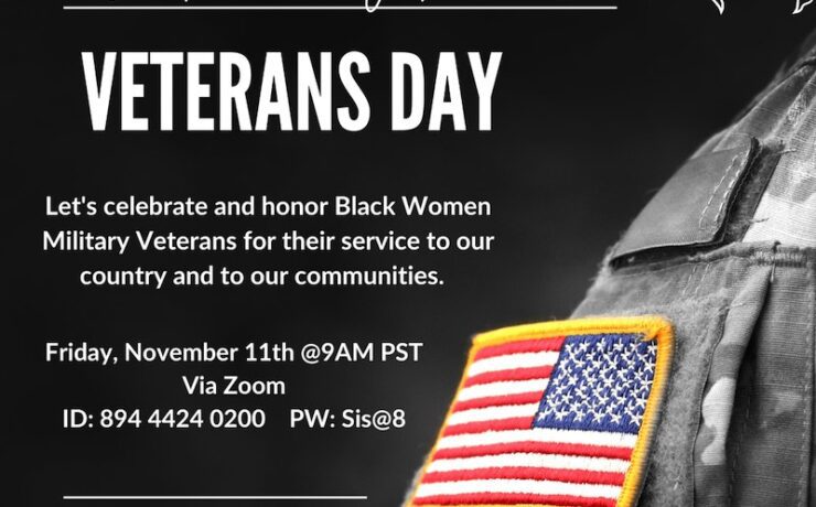 Sisters@Eight Veterans Day Event Flyer