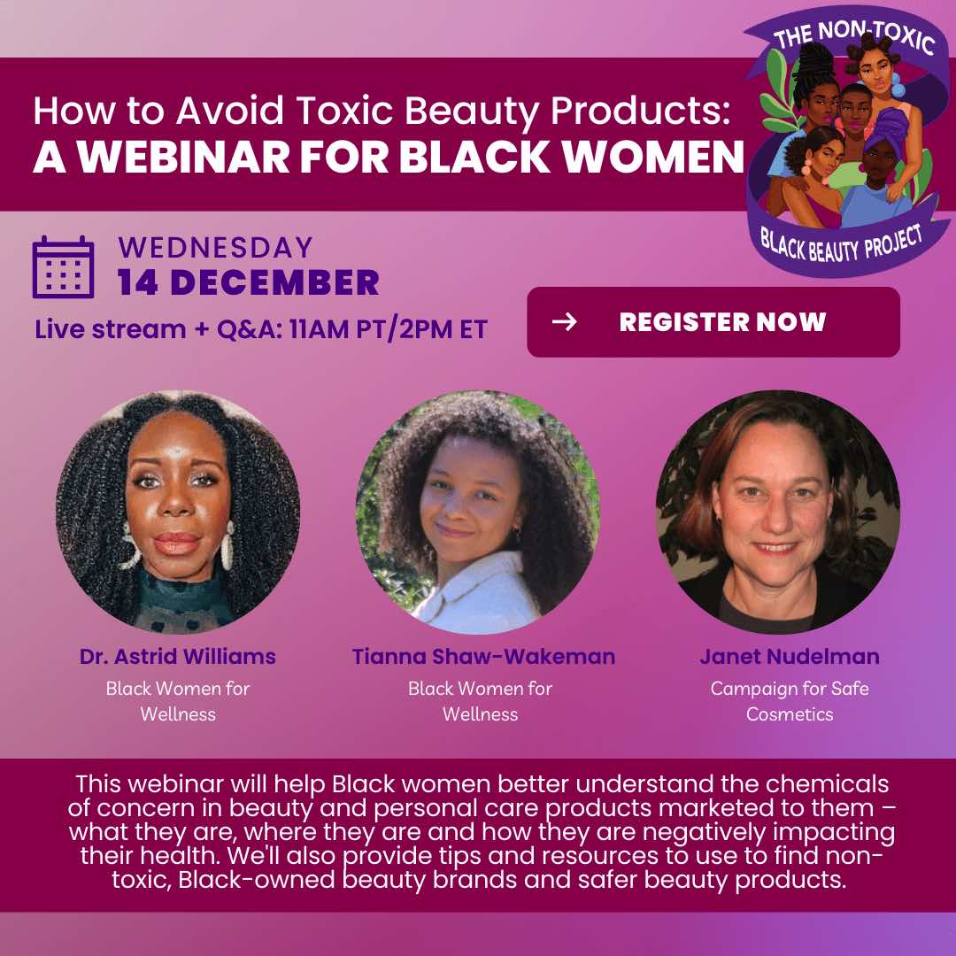 Webinar for Black Women Dec 2022 Event Flyer