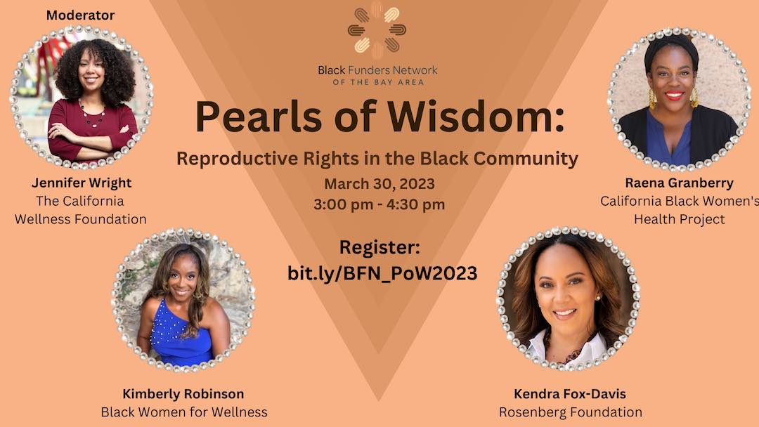 Pearls of Wisdom Event Flyer