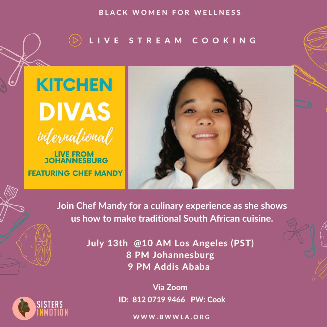 International Kitchen Divas Flyer July 2023