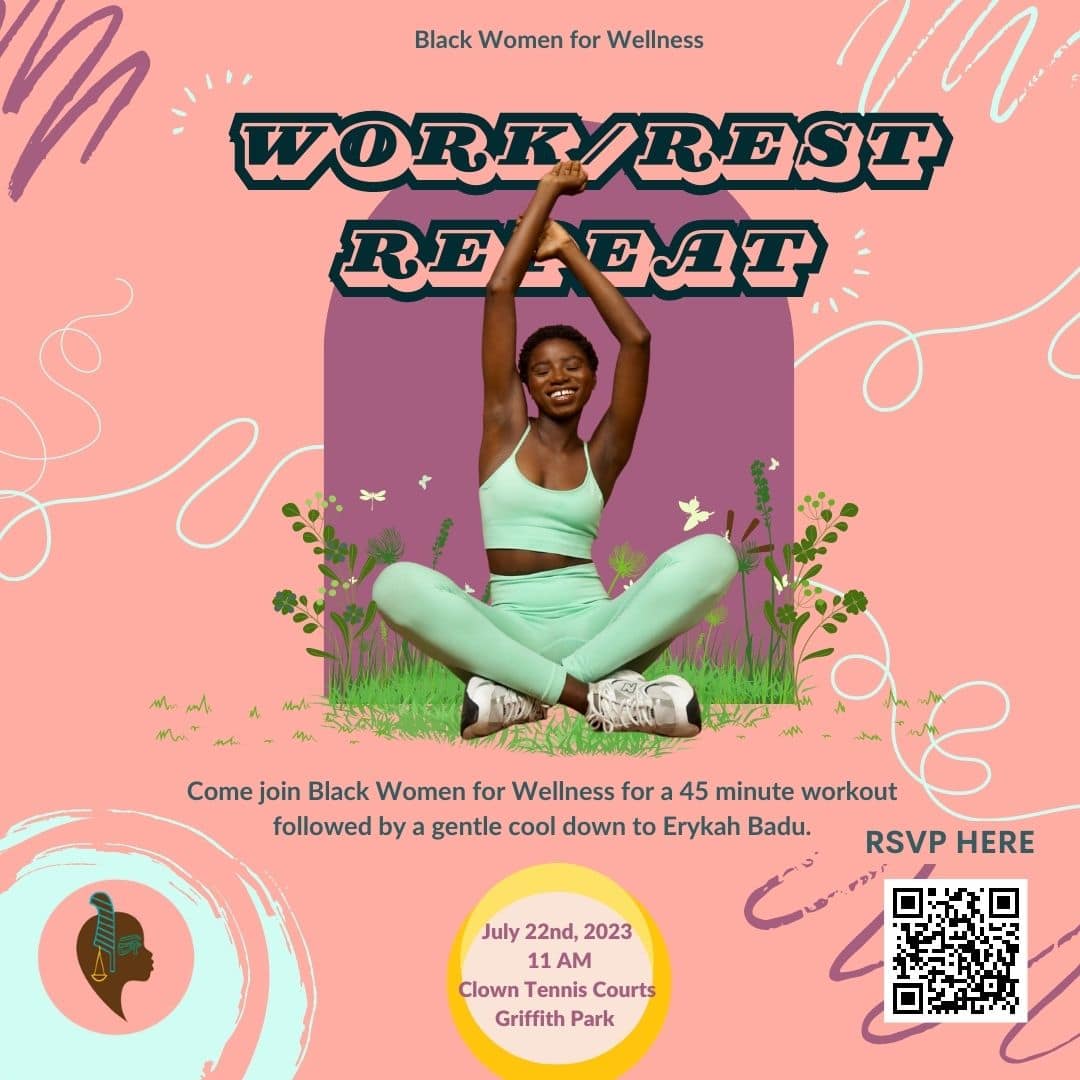Work Rest Repeat Event Flyer