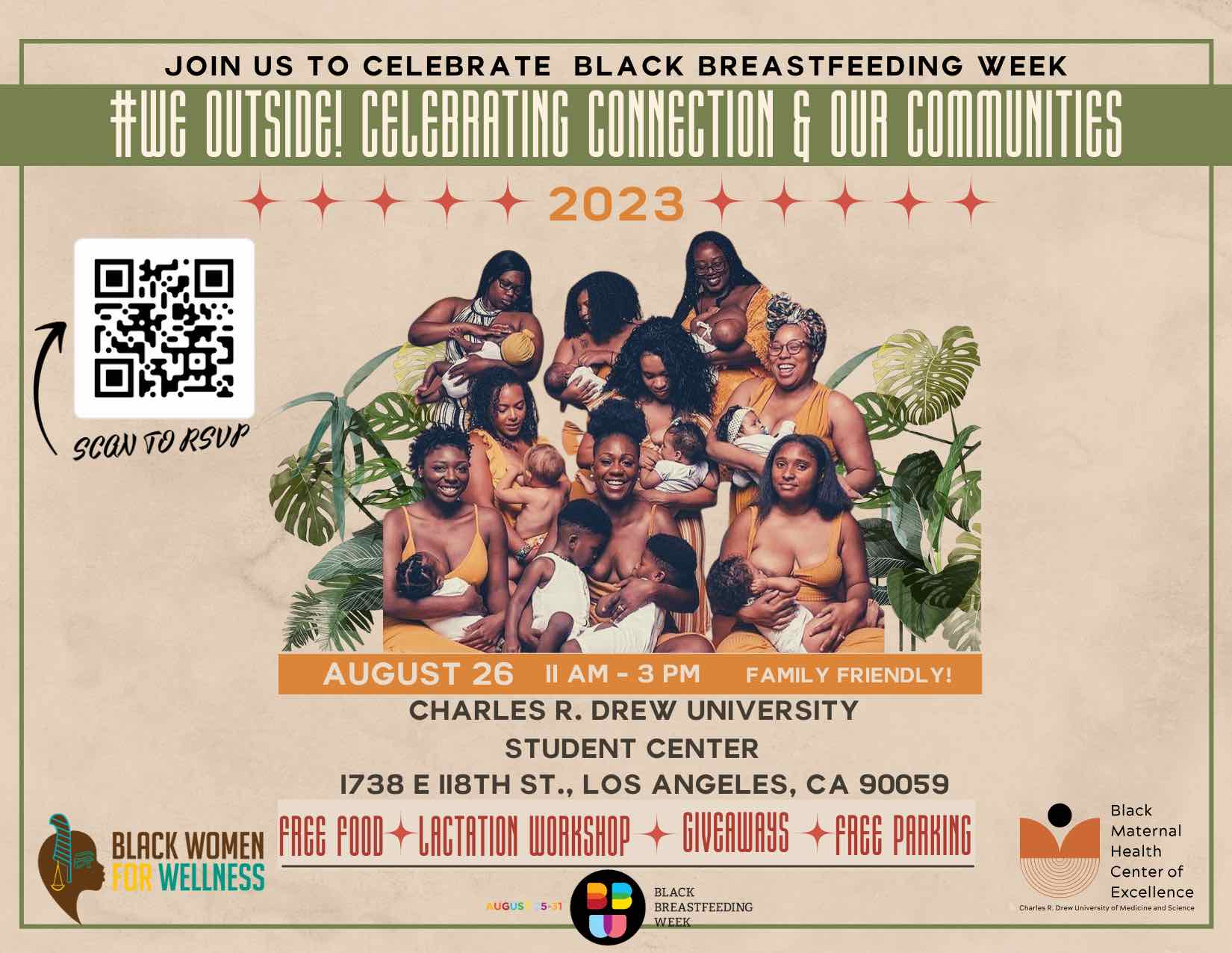 Black Breastfeeding Week Flyer August 2023