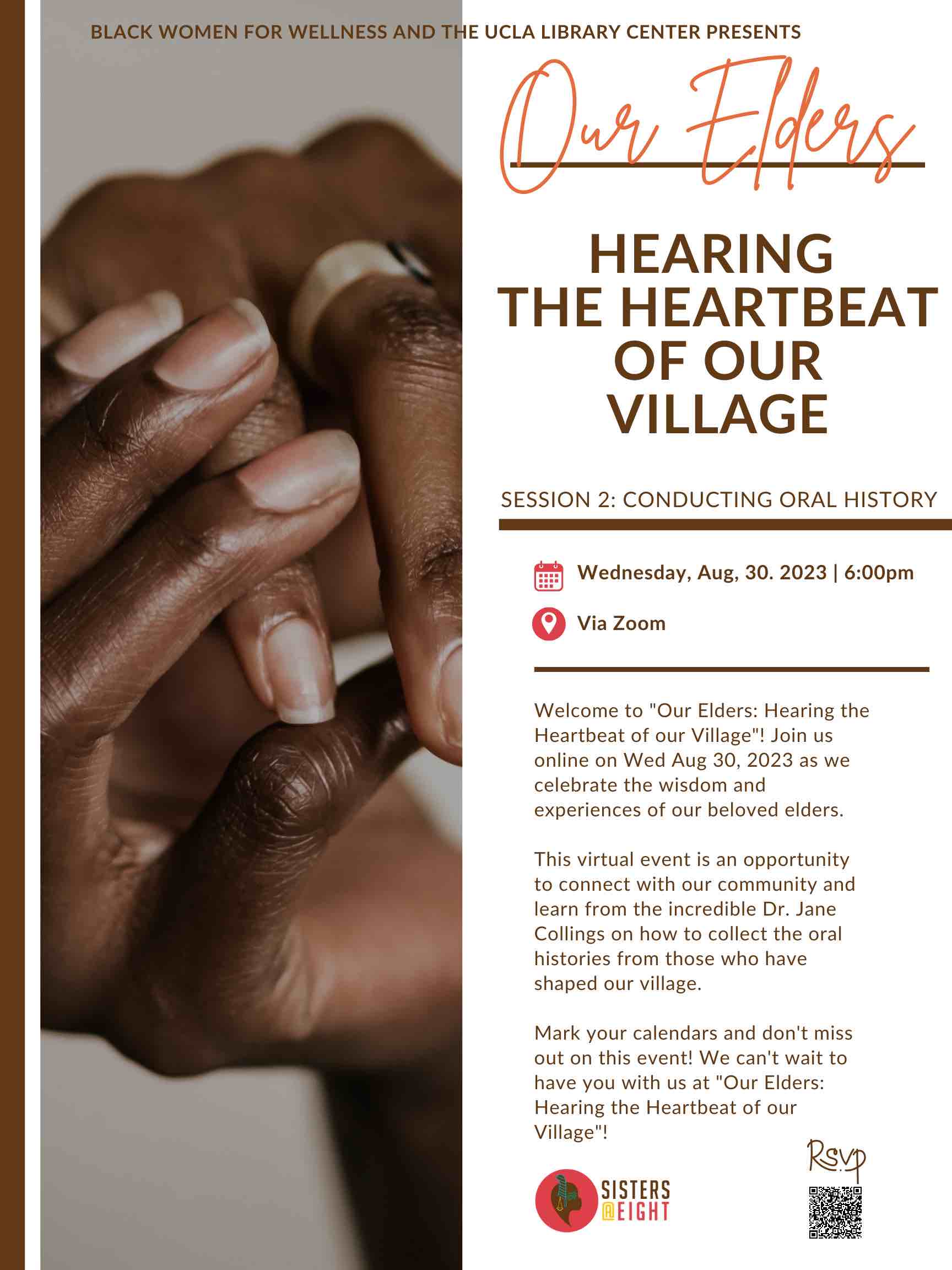 Hearing the Heartbeat of our village Event Flyer