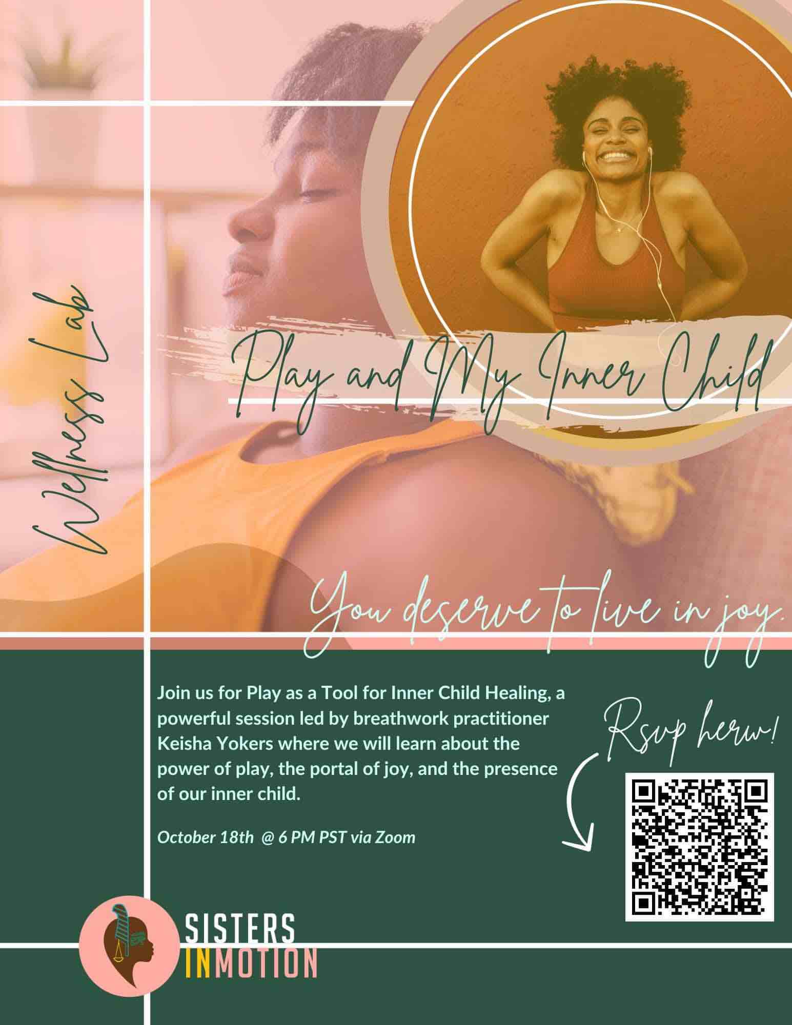Play and My Inner Child Event Flyer