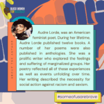 Audre Lorde American Feminist Poet