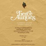 Fierce Aunties Summer Salon #2 Event Flyer