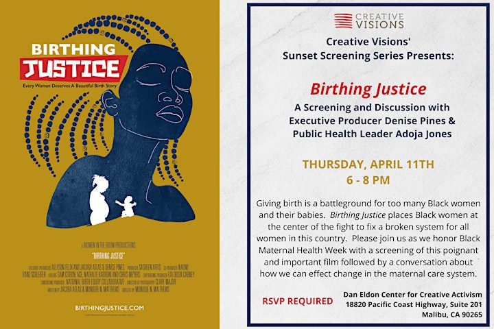 Birthing Justice Event Flyer