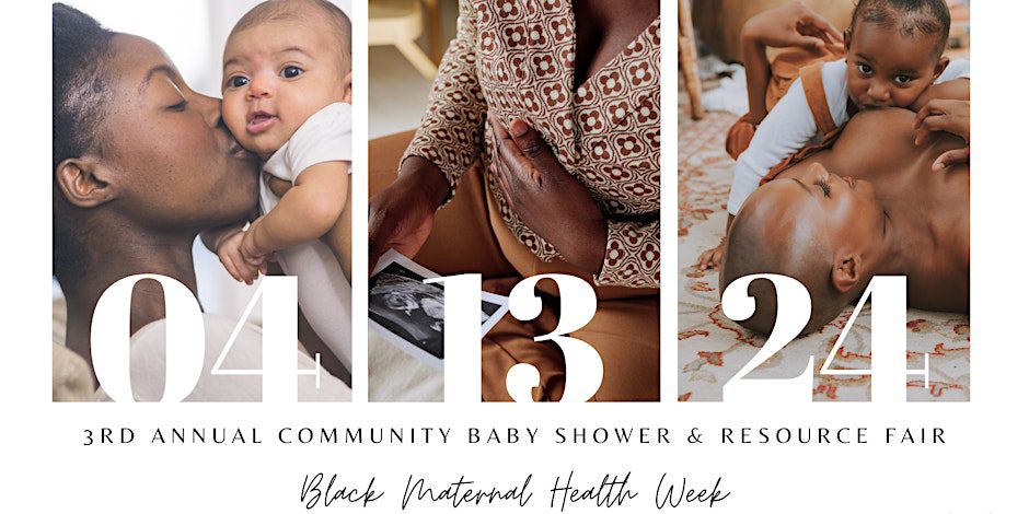 Community Baby Shower & Resource Fair Event Flyer