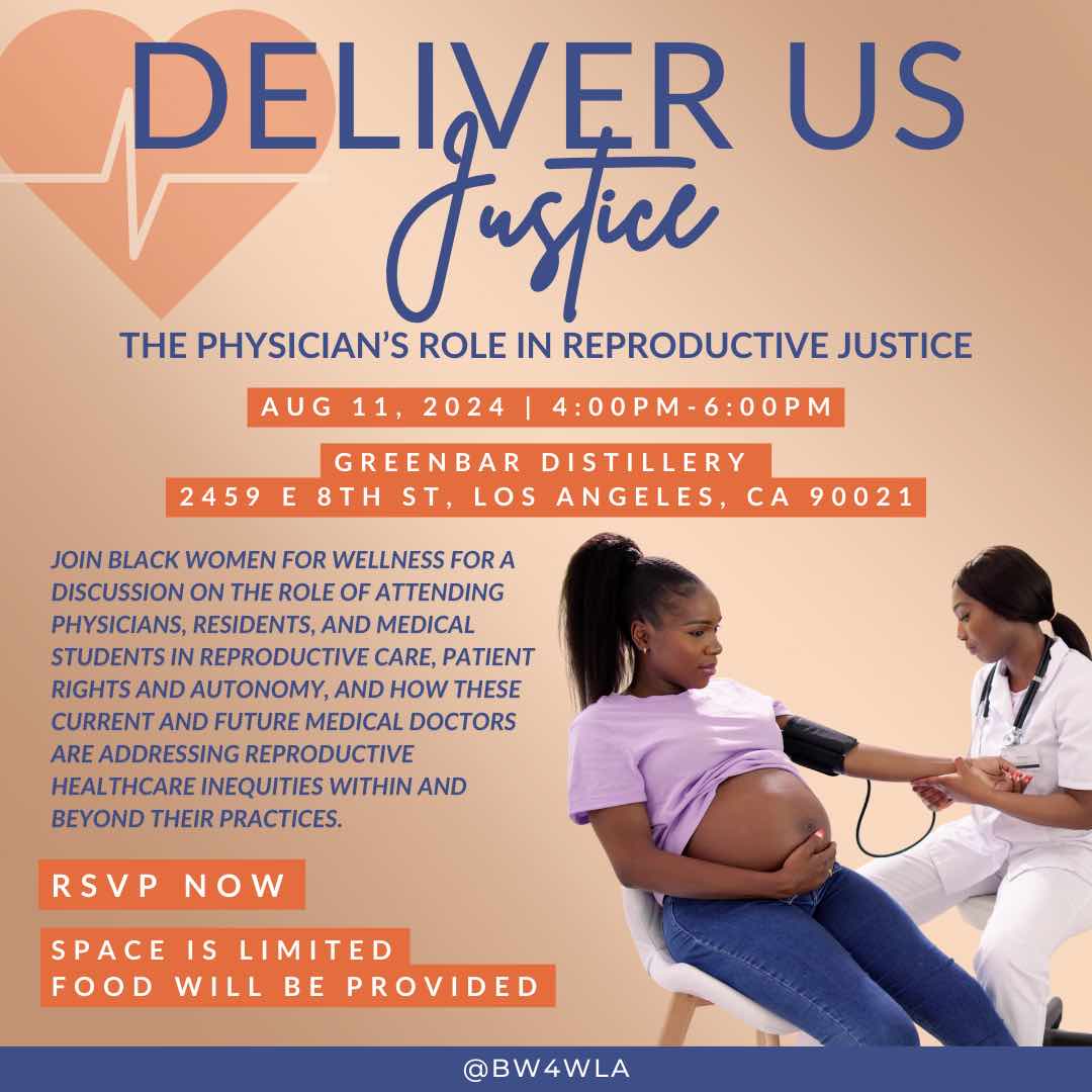 Deliver Us Justice Event Flyer