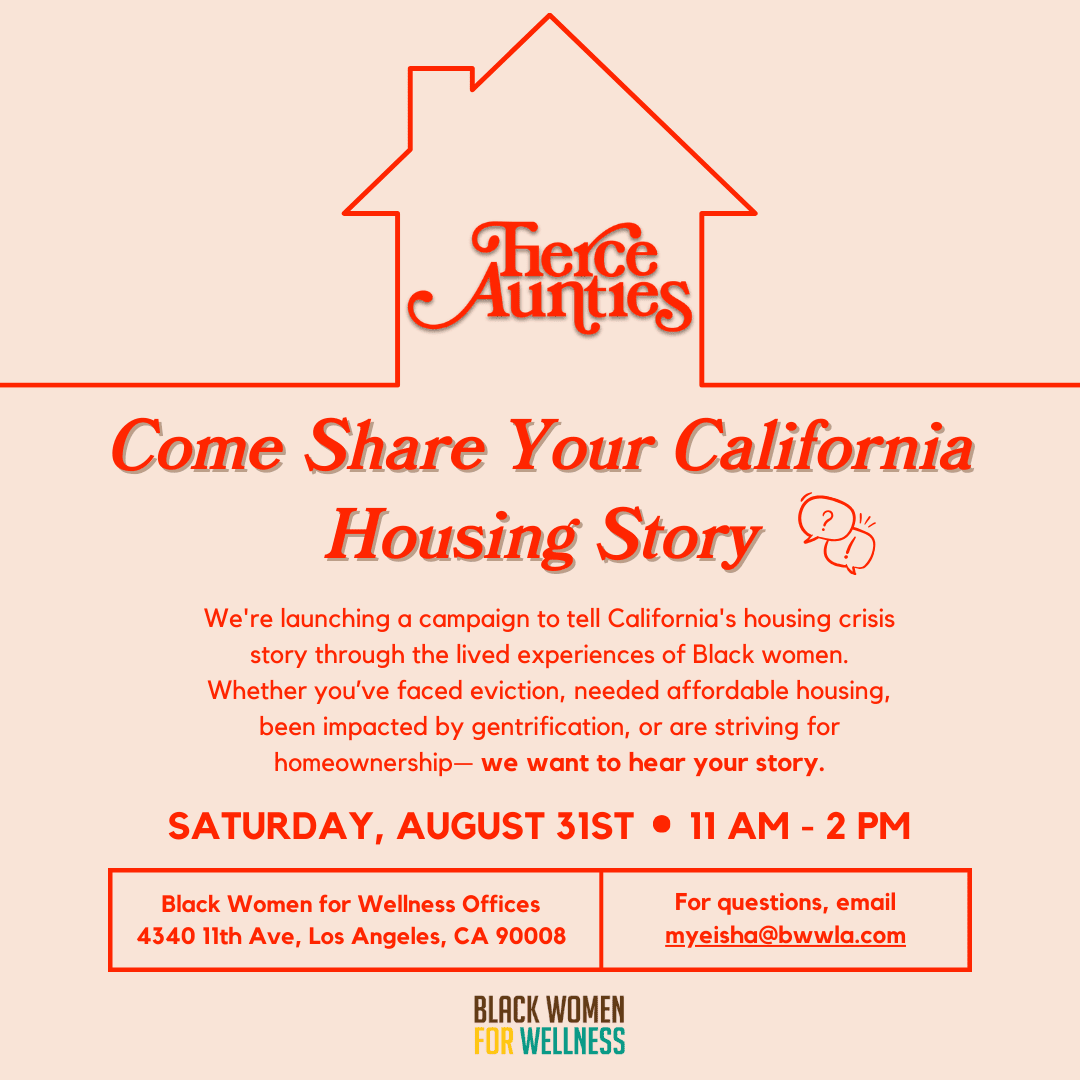 Fierce Aunties California Housing Event