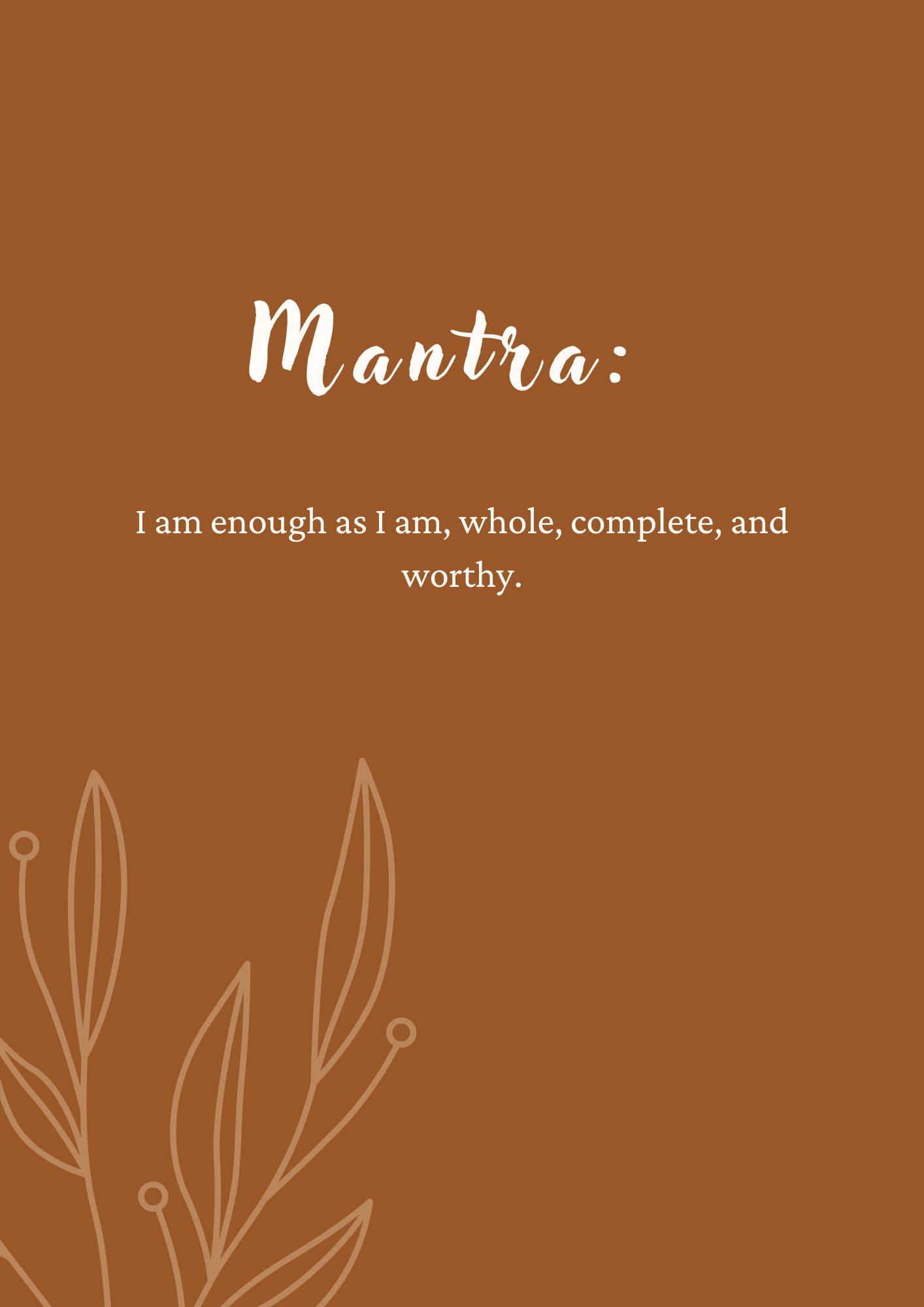 Virtual Wellness Room -Mantra 4
