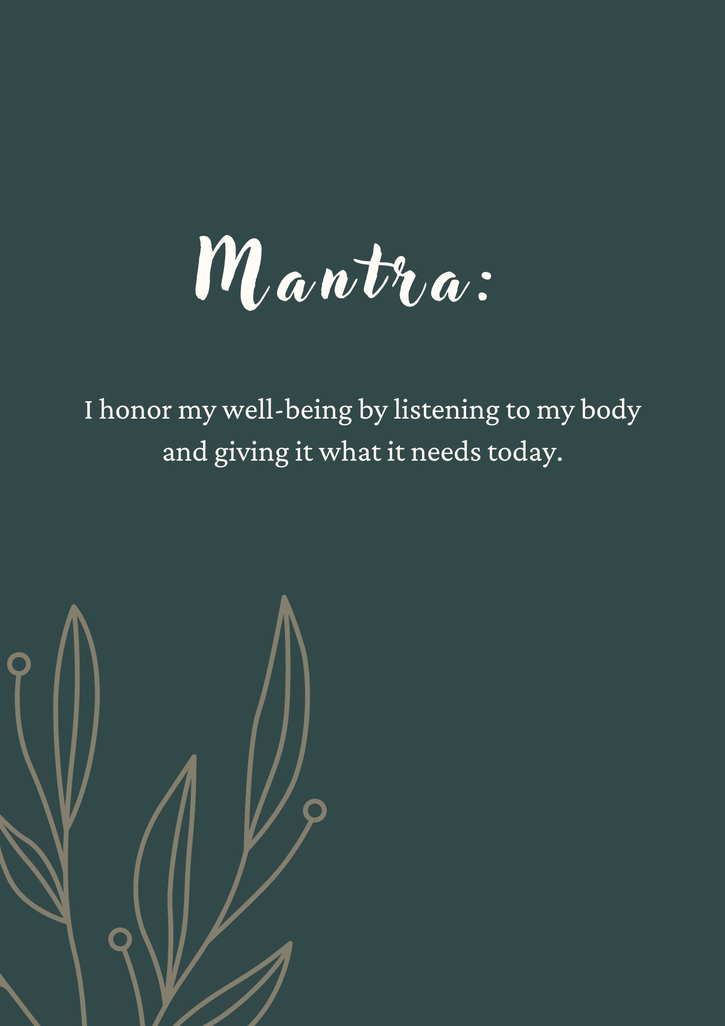Virtual Wellness Room -Mantra 5