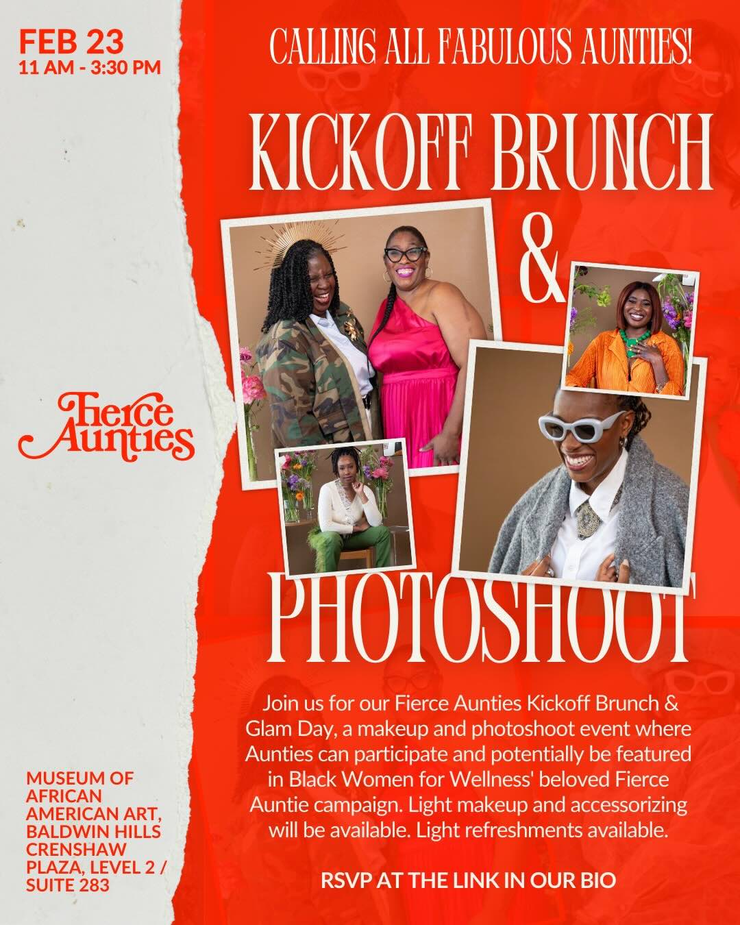 Fierce Auntie Feb 23 Event Flyer