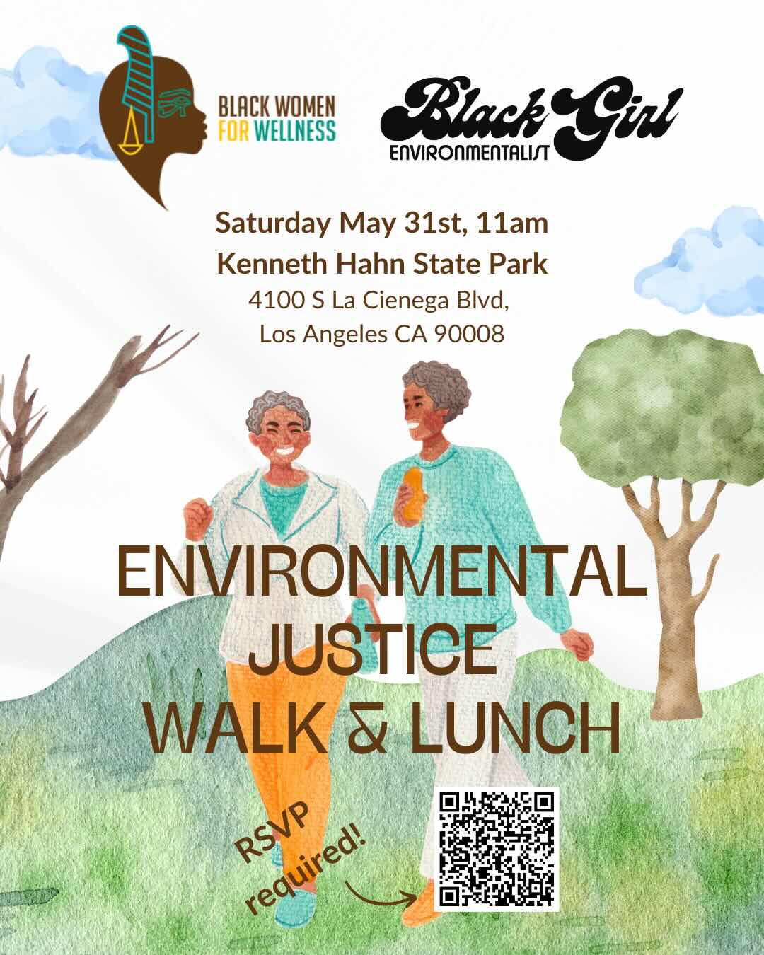 Environmental Justice Walk and Lunch Event Flyer
