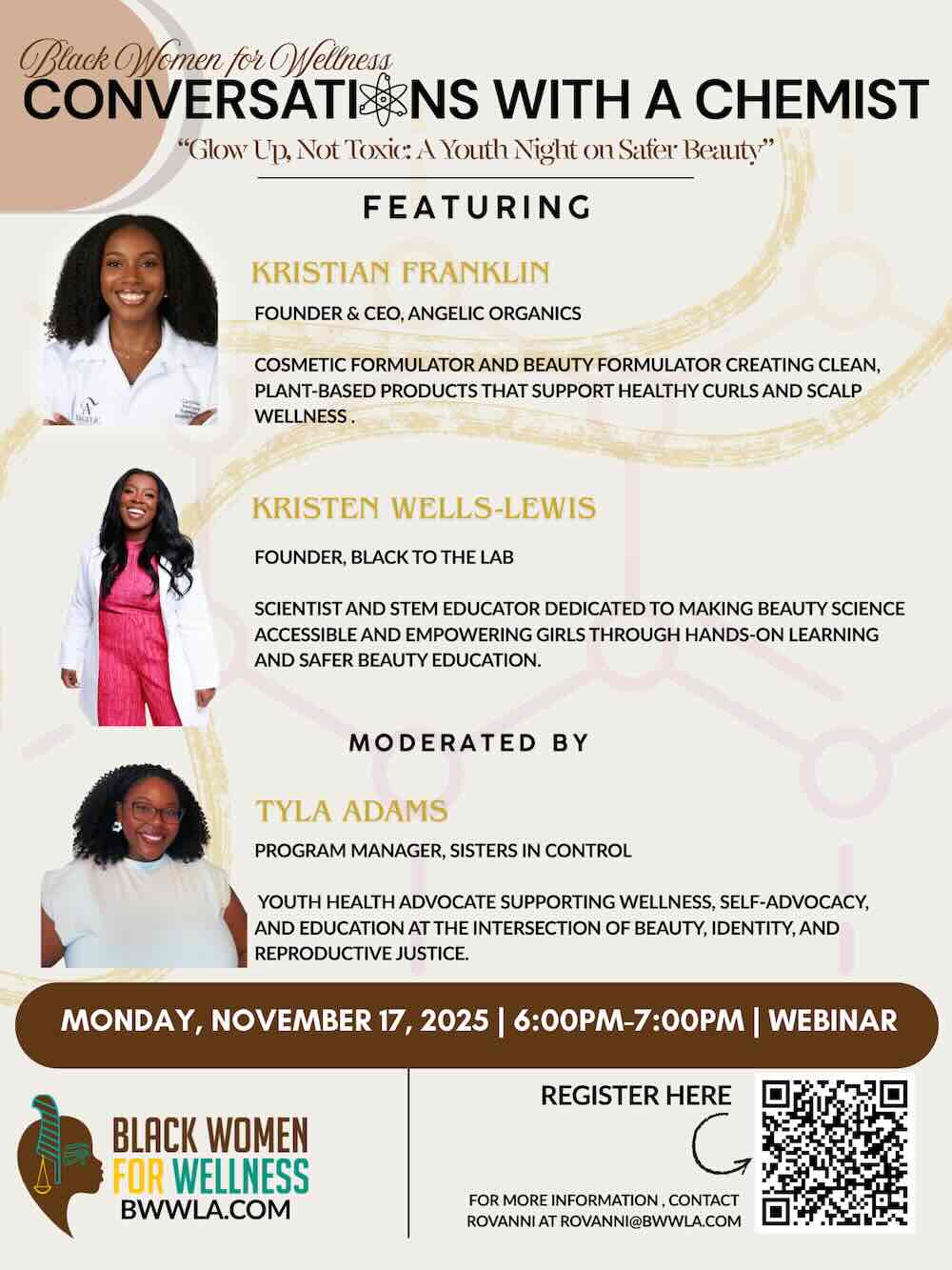 Conversations with a Chemist Event Flyer