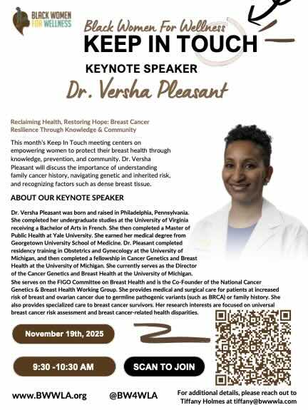 KEEP IN TOUCH Event Flyer