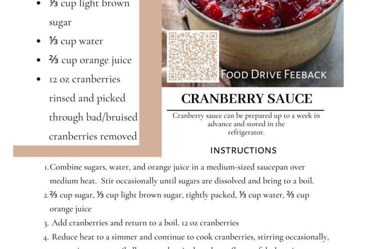 CRANBERRY SAUCE Recipe