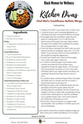 Cauliflower Buffalo Wings Recipe