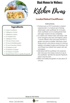 Loaded Baked Cauliflower Recipe