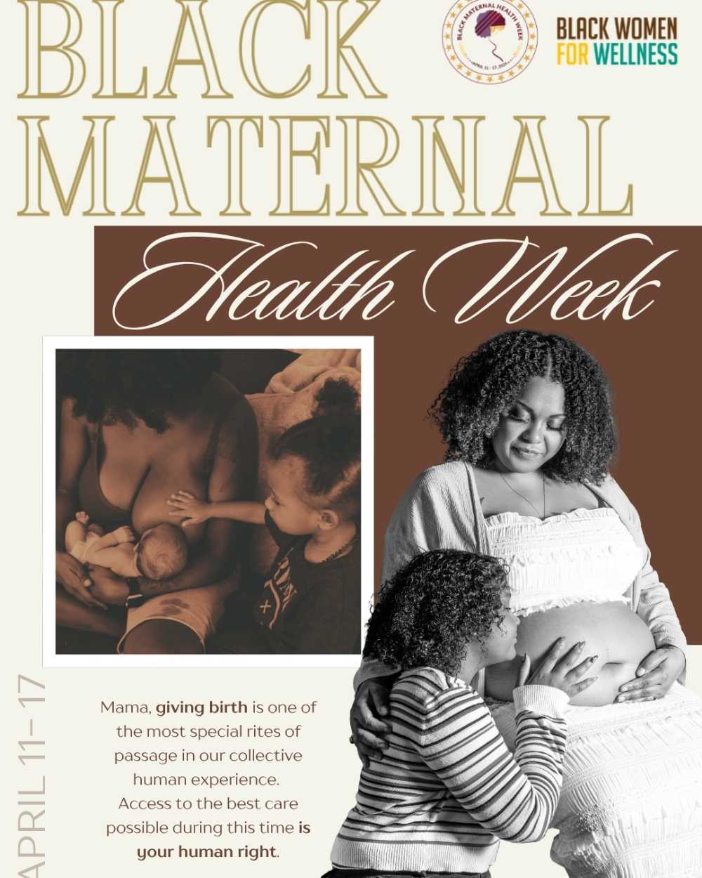 2026 Black Maternal Health Week Event Flyer