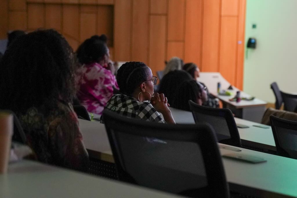Audience watching Rebundle film