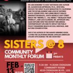 Sisters@Eight February 2026 Event Flyer