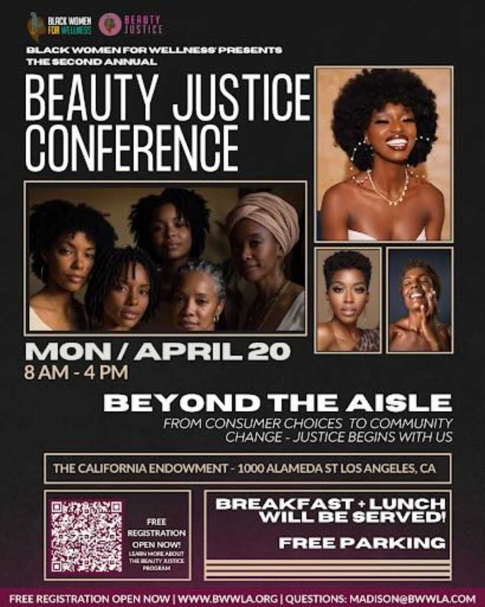 2026 Beauty Justice Conference Event Flyer