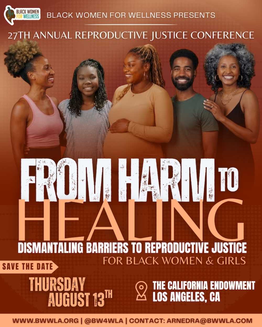 2026 Reproductive Justice Conference Event Flyer