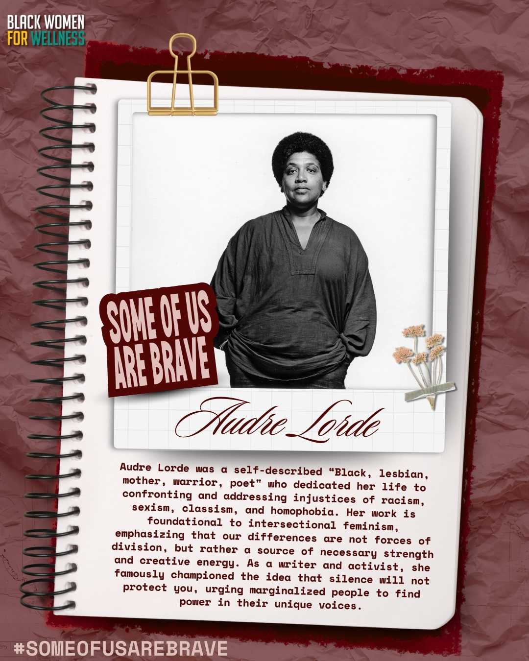 Audre Lorde Headshot