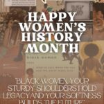 Happy Women's History Month Sturdy Black Shoulders 2026