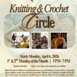 BWW Knitting & Crochet Circle Event Flyer