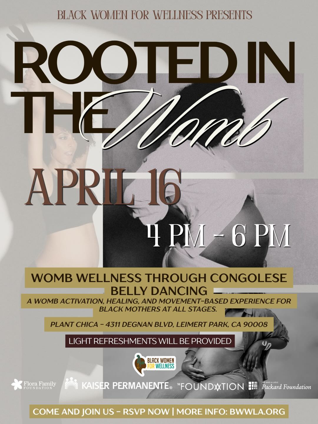 Rooted in the Womb Event Flyer