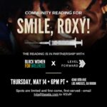 Smile Roxy Community Reading Event Flyer
