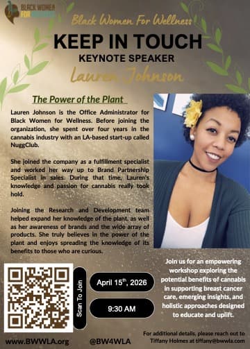 Keep In Touch April 2026 Event Flyer