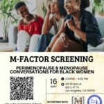 M-Factor PERIMENOPAUSE & MENOPAUSE Event Flyer
