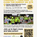 Community Town Hall Murphy Oil Site Event Flyer