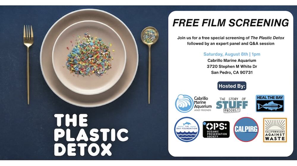 FREE Plastic Detox Screening Event Flyer