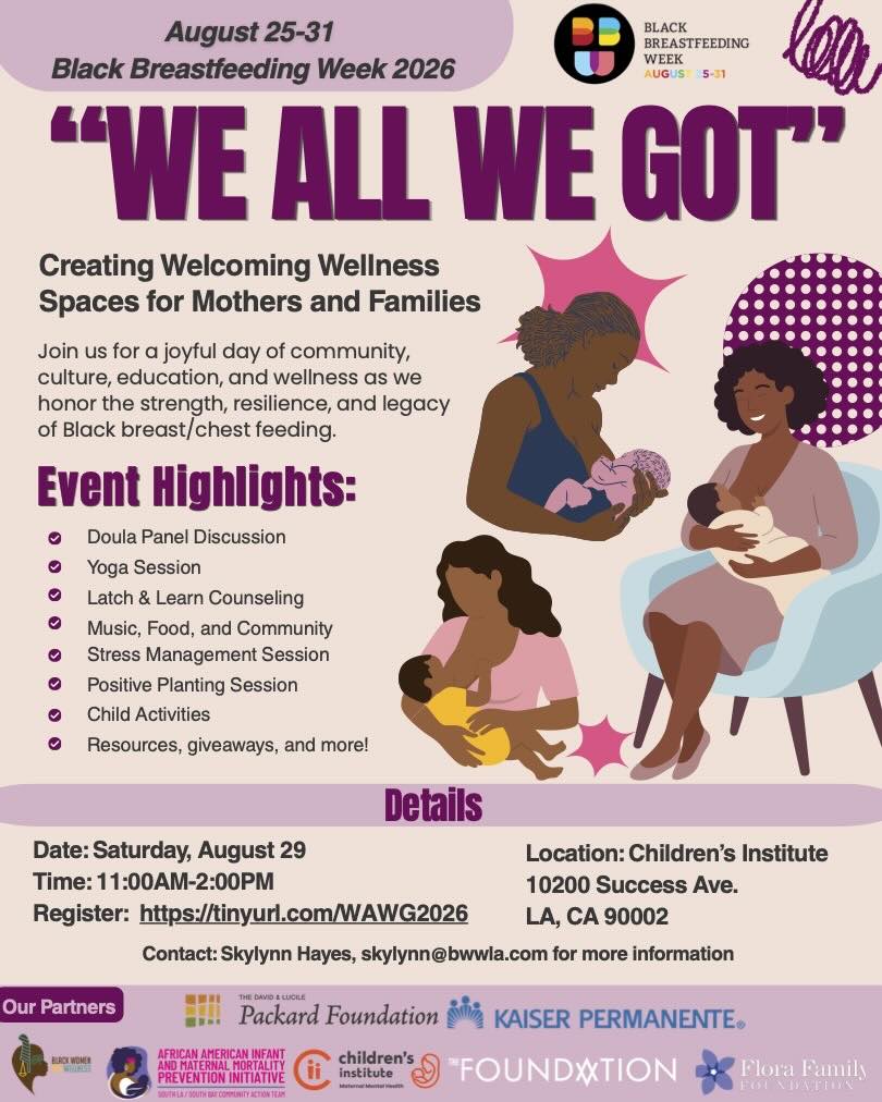 Black Breastfeeding Week 2026 Flyer