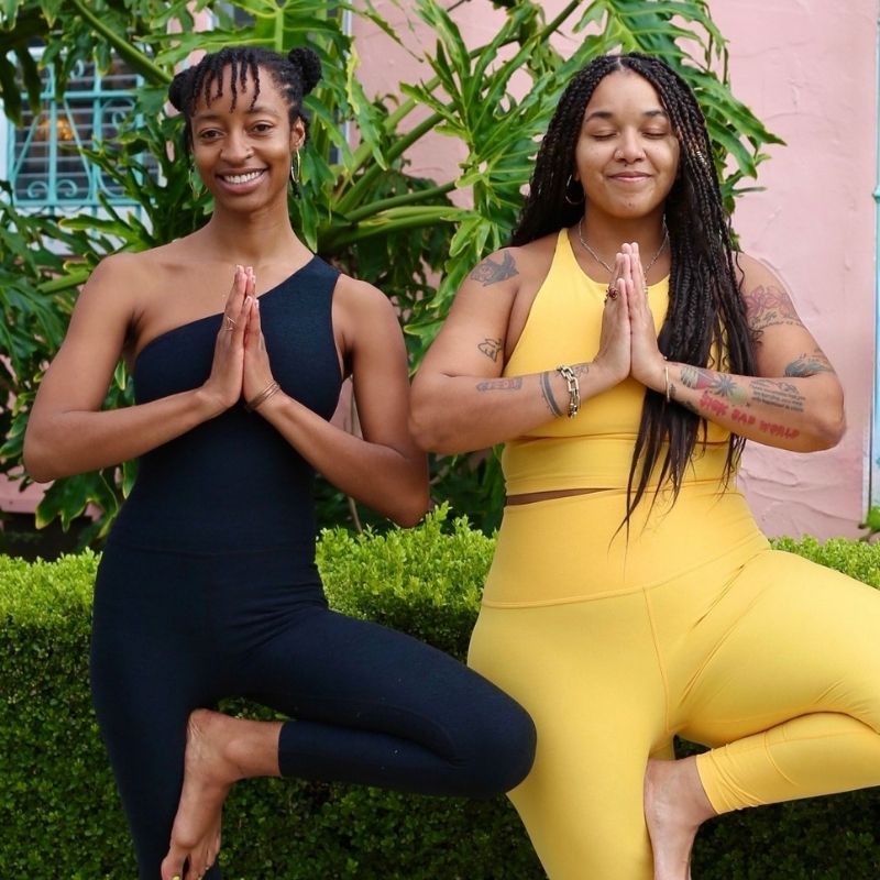 Drew and Mel Black Women Yoga Collective Drew and Mel Black Womens Yoga Collective
