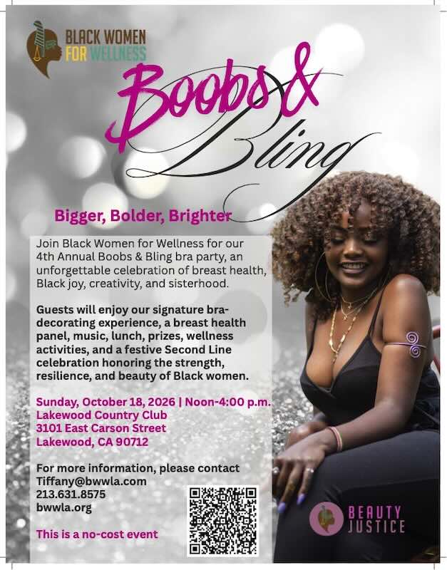 Boobs n Bling Event Flyer