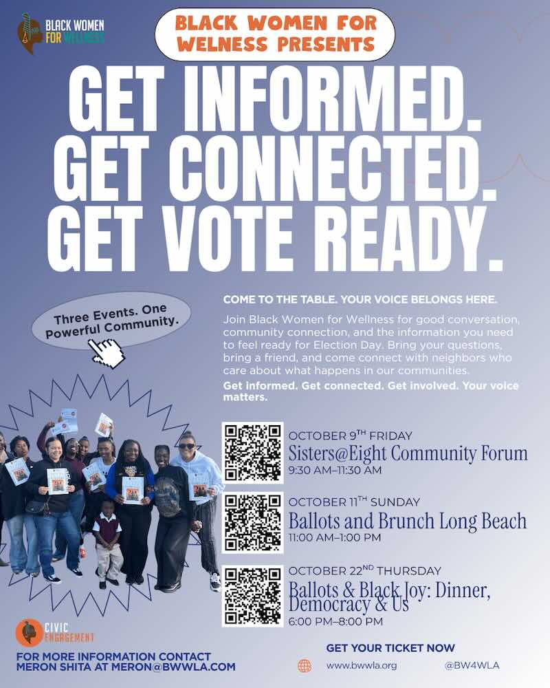 BWW Civic Engagement Voter Event Flyer