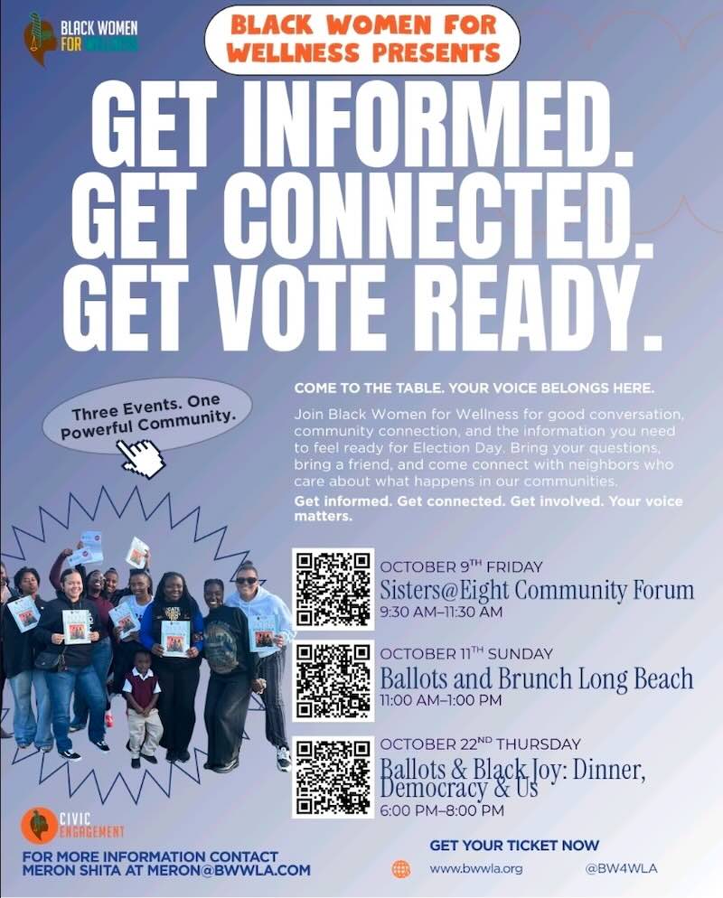 BWW Civic Engagement Voter Event Flyer